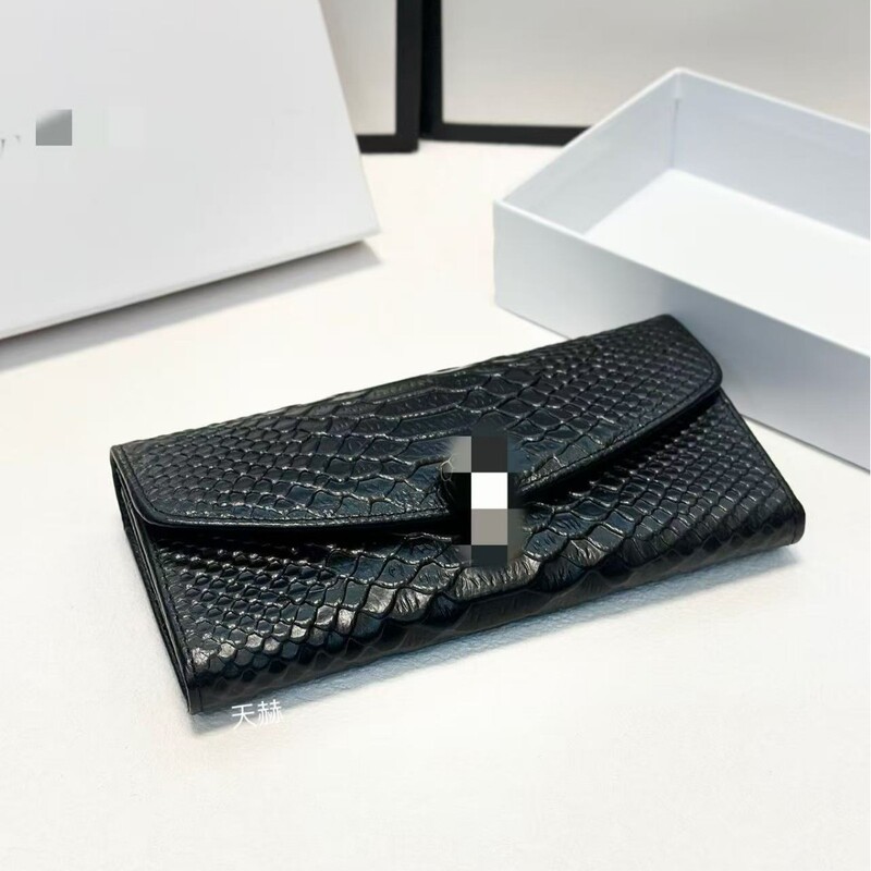 Women's long wallet 2023 new model genuine leather clutch bag ladies' purse stylish wallet niche designer trendy Women's long wallet 2023 new model genuine leather clutch bag ladies' purse stylish wallet niche designer trendy