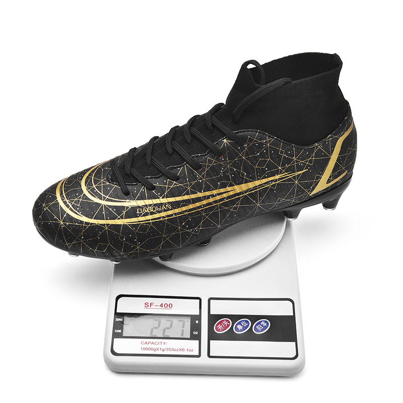 Scarpe da calcio transfrontaliere di grandi dimensioni da uomo S High Top Training Erba artificiale AG Spikes TF Unghie rotte Gioco di sport all'ingrosso_voghion.com