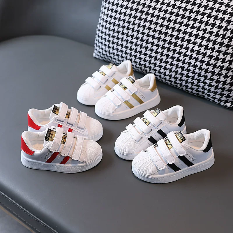 Sports shoes for boys and girls, children's white shoes for leisure, sneakers, wholesale, soft sole