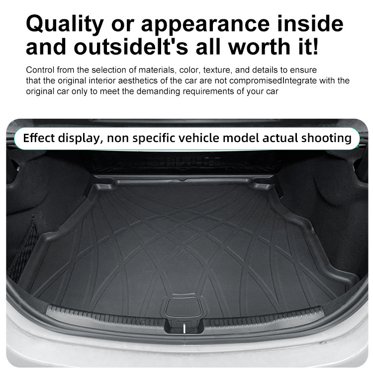TPE Trunk Mat Seat Back Pad for Suzuki Jimny 24-25