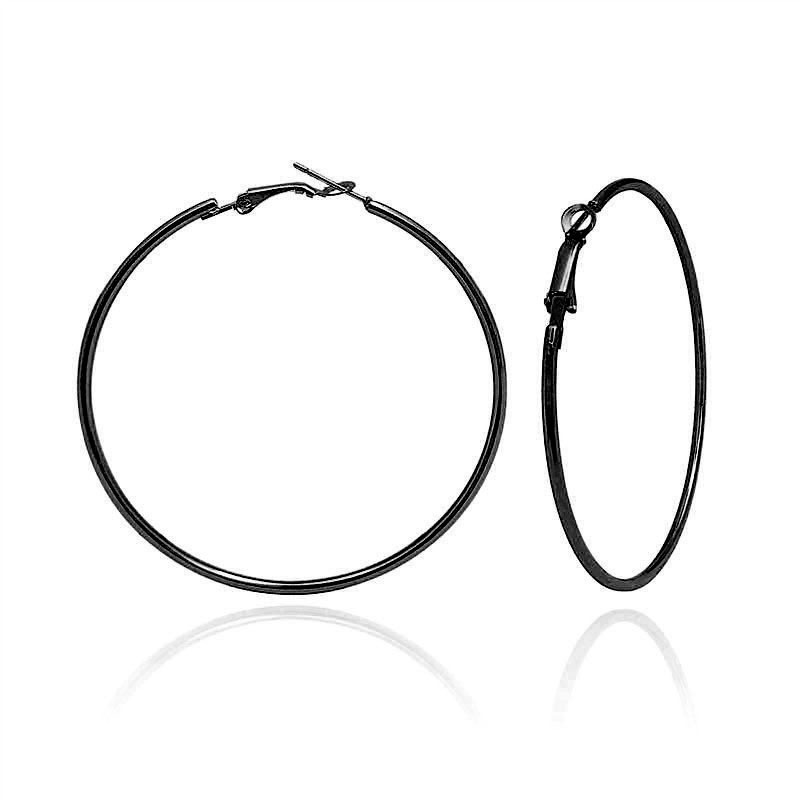 한 쌍의 검정색 2.0*30mm 외경