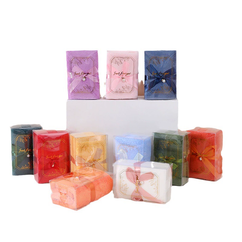 Towel, creative soft gift box, Birthday gift
