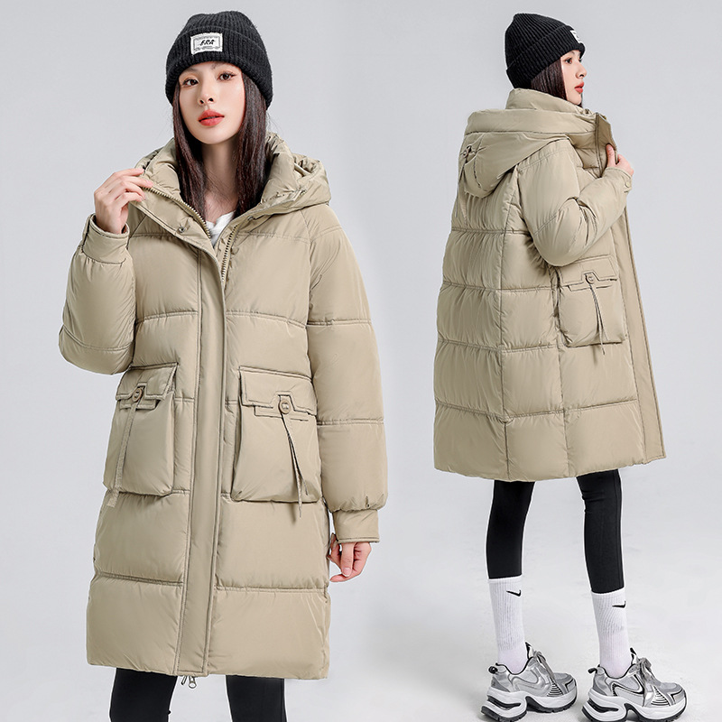 2025 invierno nuevo estilo explosivo invierno ropa de invierno de gran tamaño gruesa chaqueta de algodón caliente abrigo
