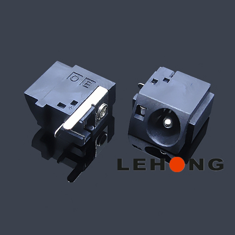 LH-DC-036XK侧面斜口/板上型DC4A大电流/直流电源母座/DC母座