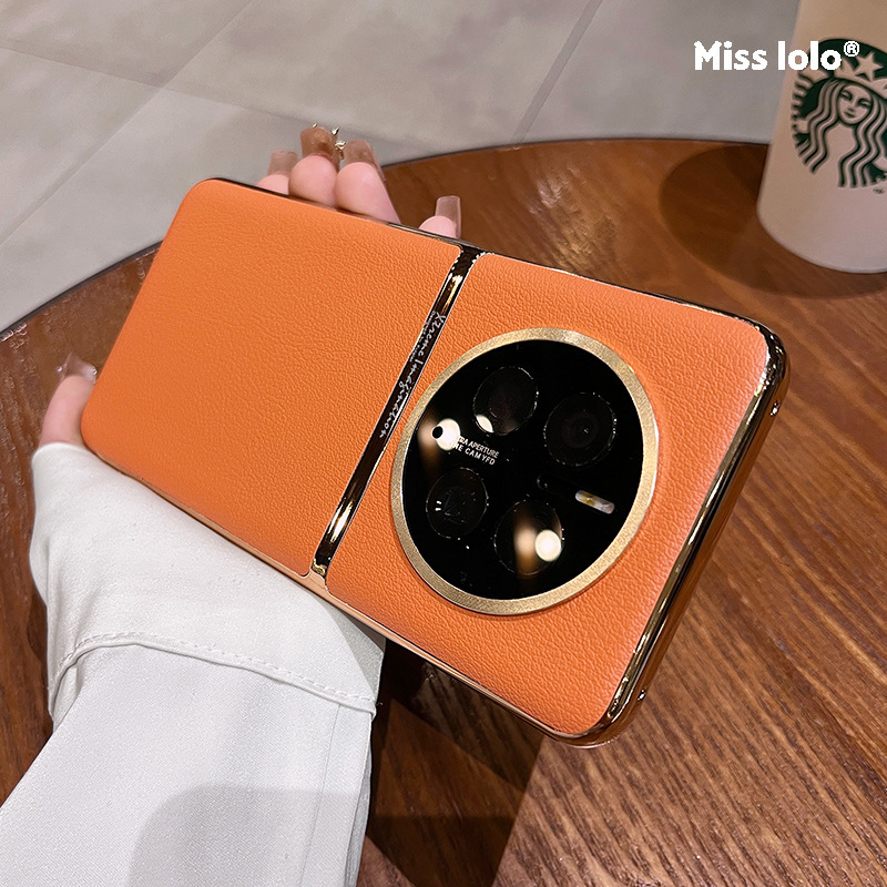 Película de lente de piel lisa-galvanoplastia naranja vibrante xxl