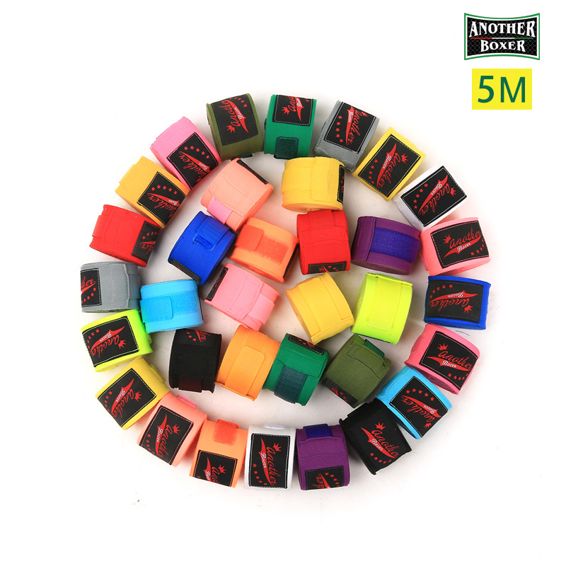 Boxing 5-meter bandage, fighting straps, sports straps, gloves, fighting straps, Muay Thai Sanda straps, sandbags