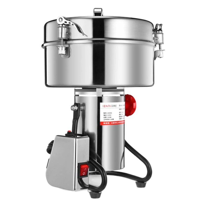 Трансграничная 4500 г китайская дробилка для трав, коммерческая мясорубка Panax notoginseng, шлифовальный порошок, высокая мощность, американский стандарт 110 В