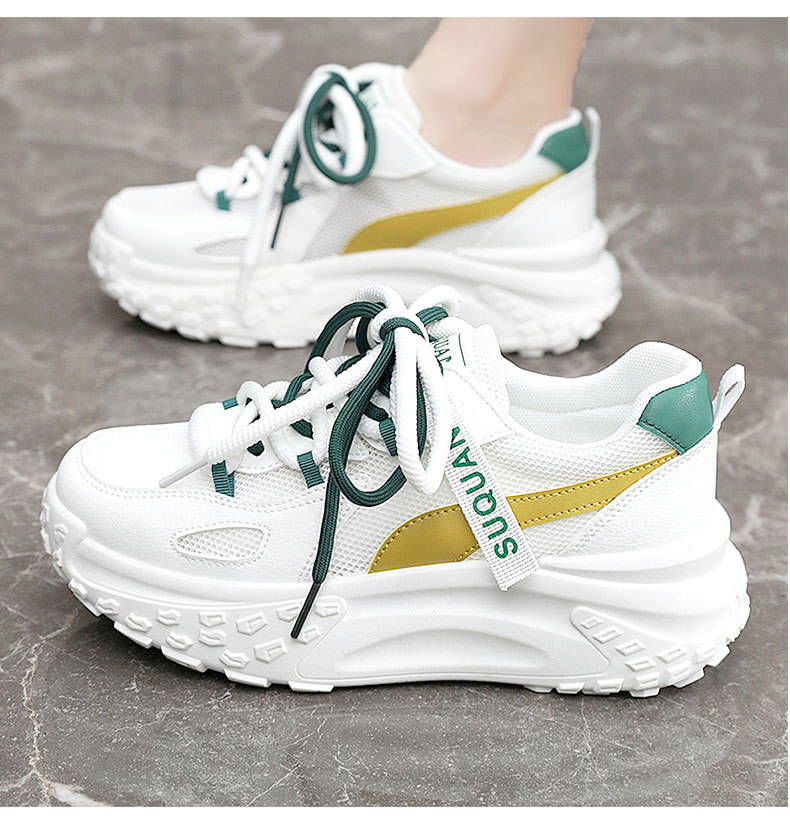 Fujin 5cm Denim Echtleder Plattform Keilschuhe Chunky Sneaker Casual Gemittlech Héich Mark Strass Fréijoersbling Hierschtschuhe_voghion.com