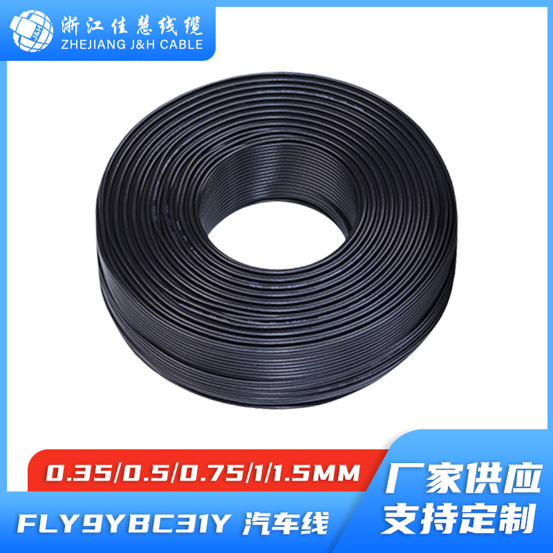 FLY9YBC31Y双芯汽车线 德标两芯汽车摩托车照明仪表盘线材厂家