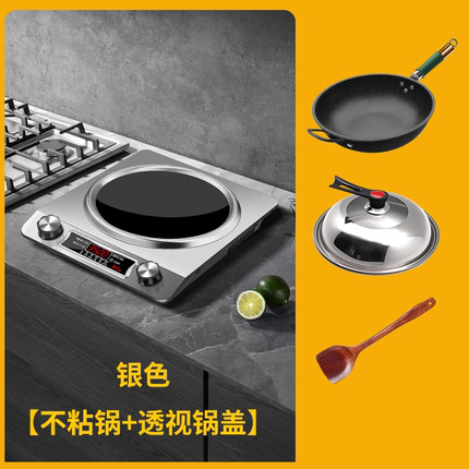 실버 [3500W + 논스틱 팬 + 원근감 뚜껑]]