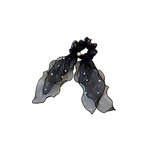 Резинка для волос из жемчуга, повязка на голову, сетка для волос, хвостик с бантиком, аксессуар для волос, французский стиль, популярно в интернете