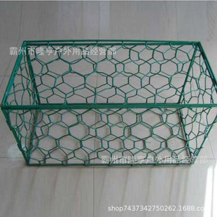 Flood-proof Stone Cage Mesh Box, Welded Galvanized Stone Cage Mesh, Wall-blocking, River Embankment Protective Guest Wall-blocking Green Flap Pad