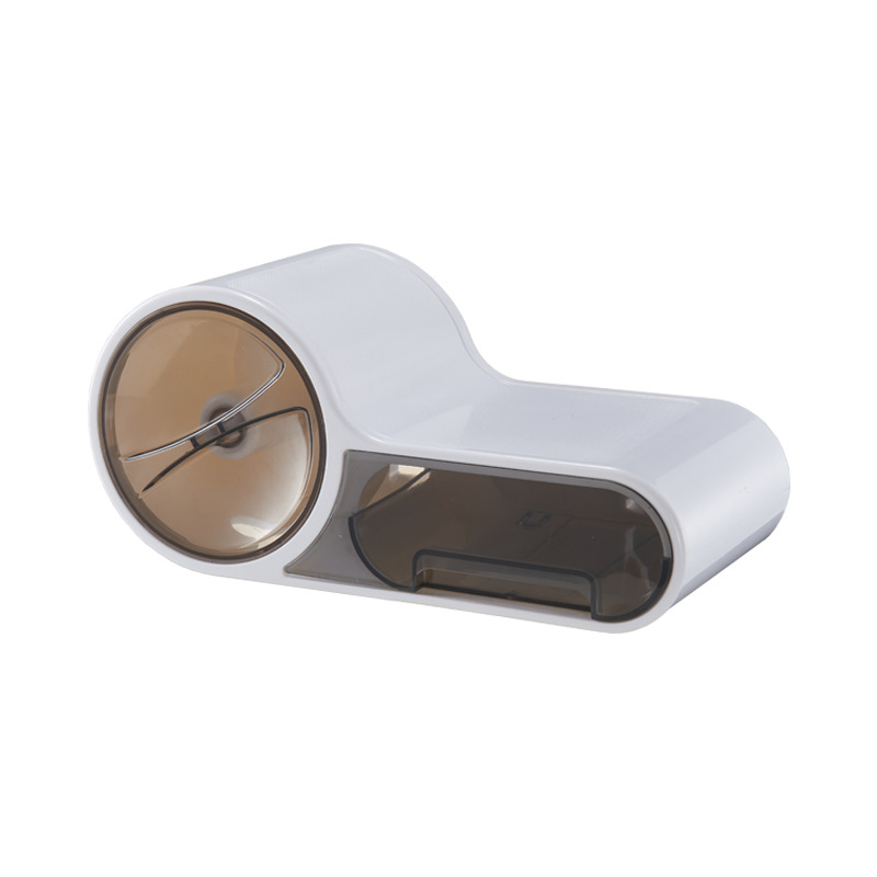 Caja de pañuelos de baño sin perforación, rollo de papel higiénico impermeable, caja de almacenamiento para inodoro, estante de almacenamiento montado en la pared