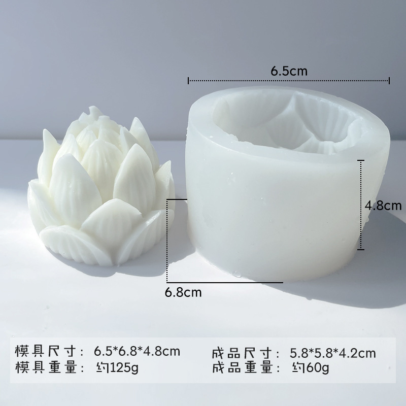 ✅ さまざまな花のシリコンモールド diy チョコレートフォンダンローズフラワー接着剤アロマセラピー石膏キャンドルモールド|undefined