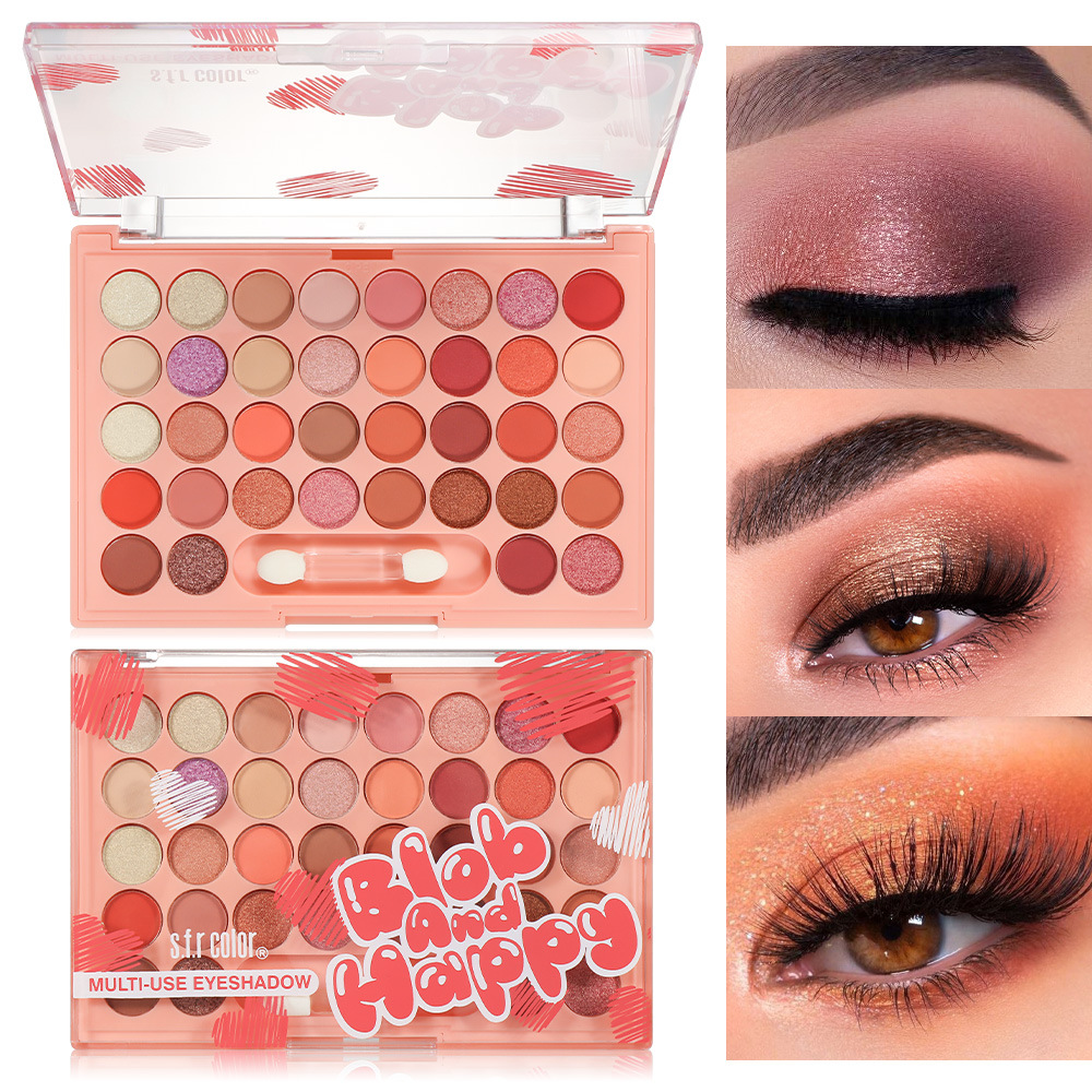 s.f.r color fábrica directa mate perla dopamina color rosa tierna sombra de ojos placa de maquillaje barato al por mayor