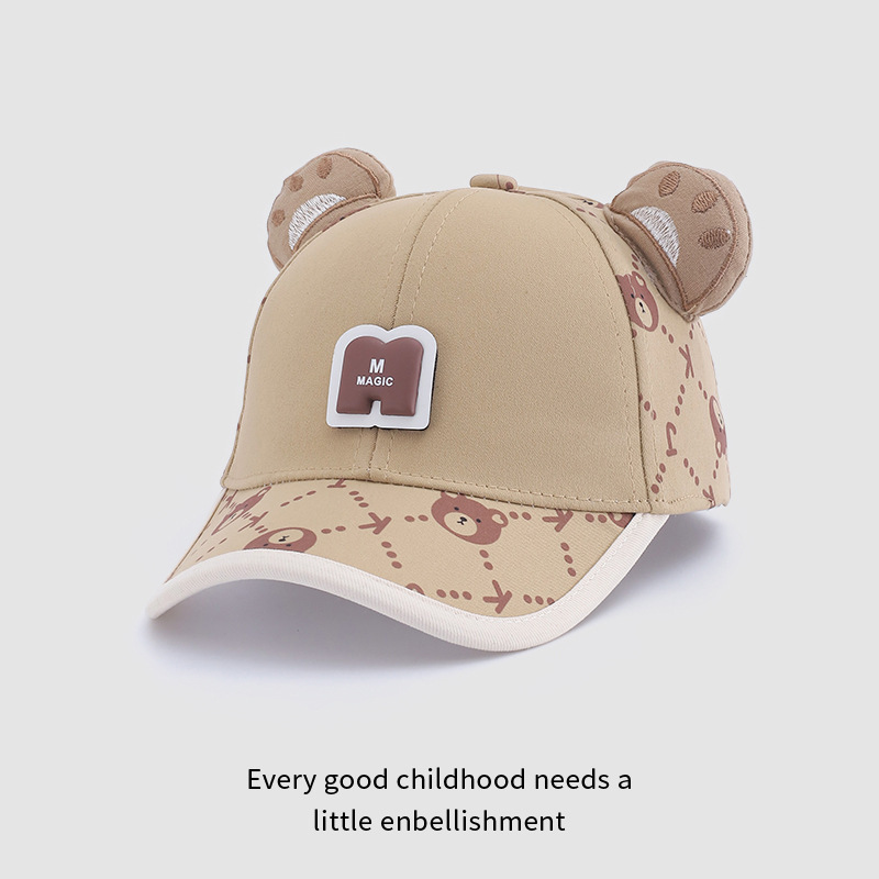 Sombreros infantiles primavera y otoño sombreros de béisbol para niños 2024 nuevo sombrero de sombra para niños encantadores