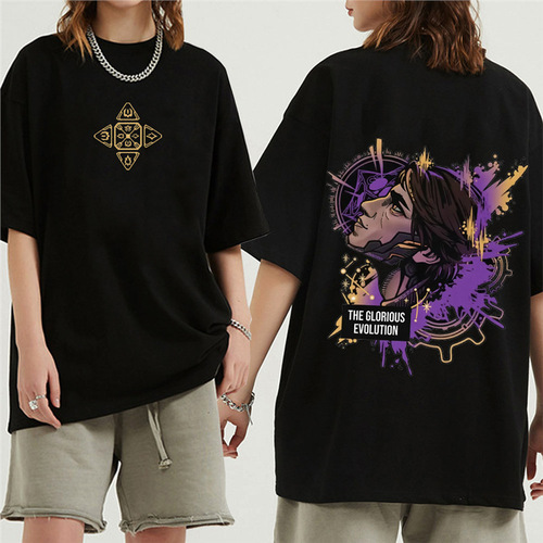 Eurocode cotton T2025ShirtsT-ShUnisex-NeckOHarajukuAnimeCaitlynArcane