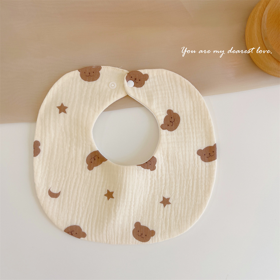 Babero de gasa de algodón puro del bebé babero recién nacido absorbente impermeable escupir leche super suave bufanda Otoño e Invierno