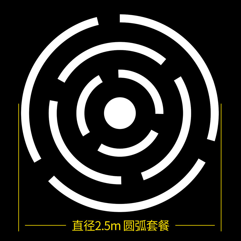 Lámpara de anillo circular industrial ventilada lámpara de anillo de oficina sala de reuniones gimnasio tienda centro comercial lámpara de círculo