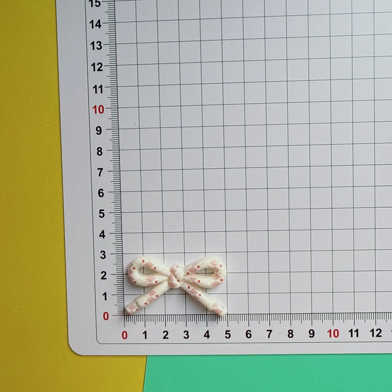 かわいいプリント靴ひも中空リボンアクセサリー diy 帽子電話ケースパッチ装飾クリーム接着剤下駄|undefined
