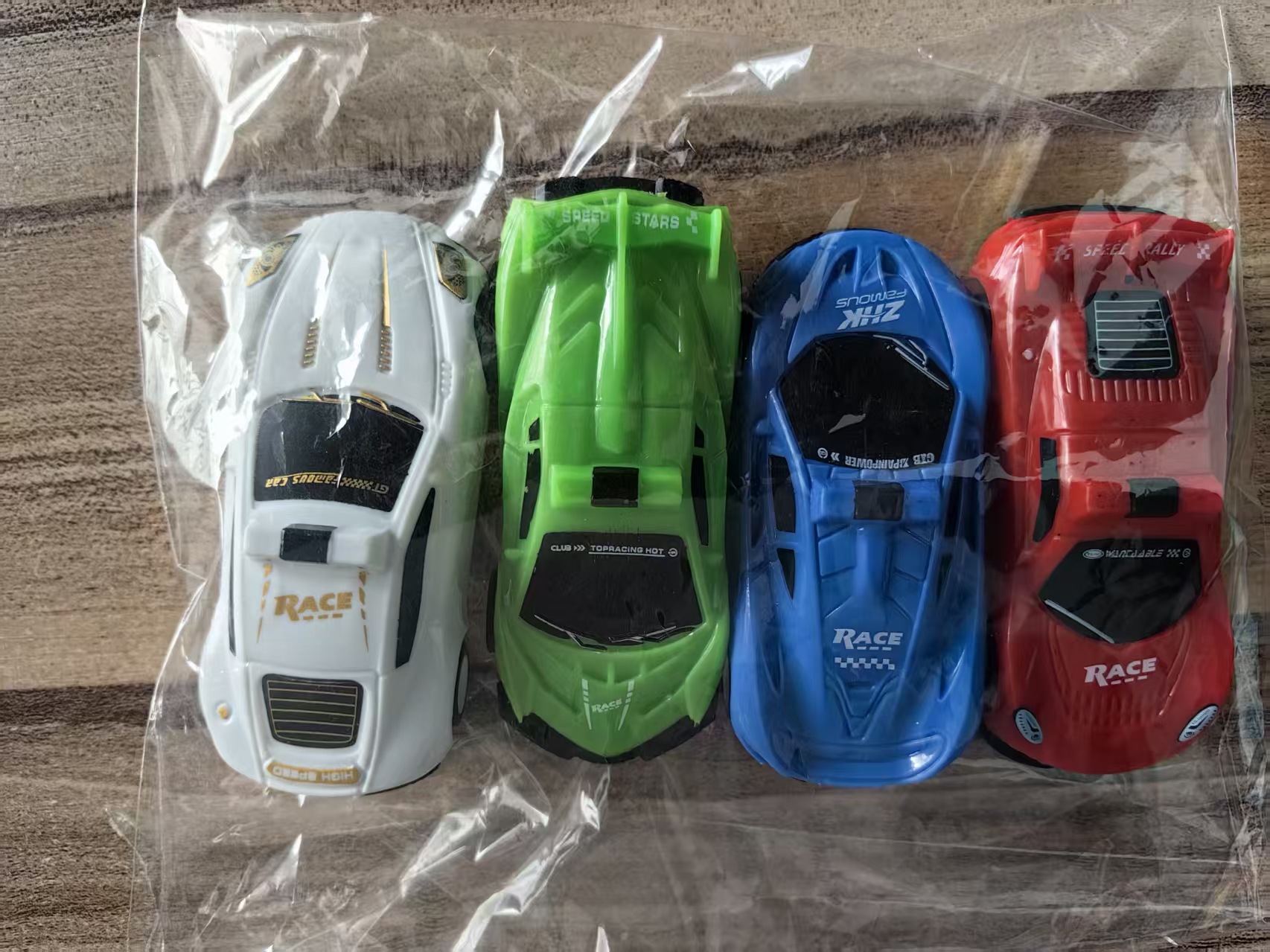Bolsa OPP - 4 colores de carreras de rally
