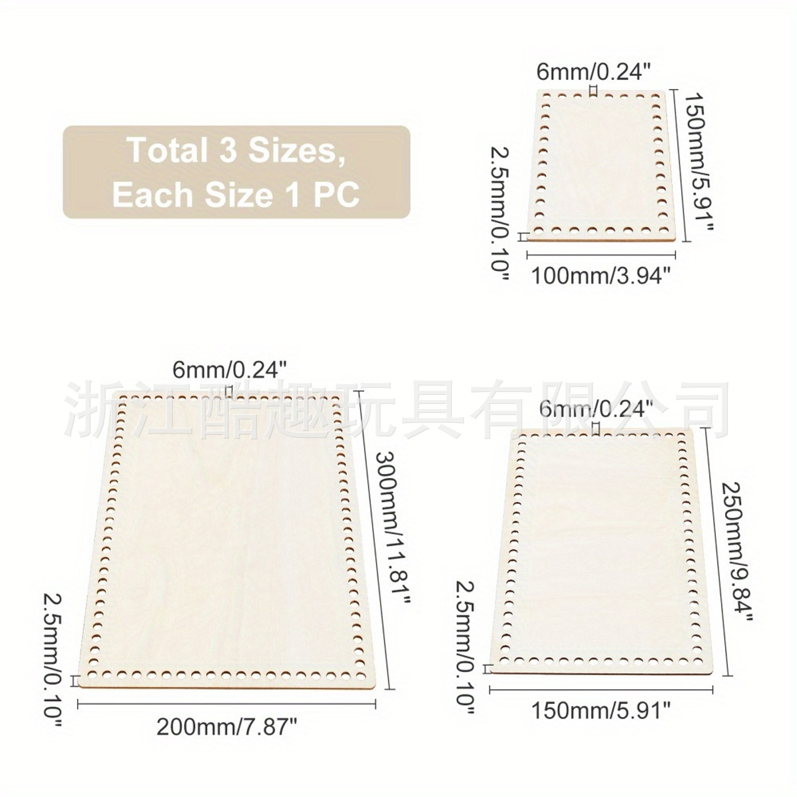 Foreign trade wooden bag mini canvas fixed frame DIY round wooden board small embroidery frame perforated.