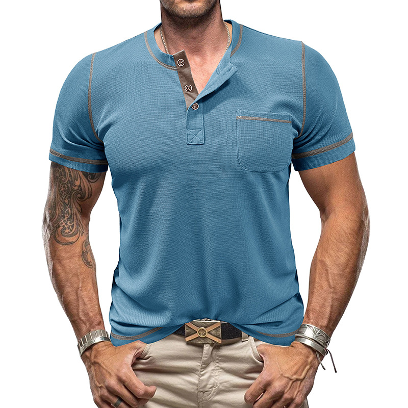 Hombres Color Sólido Playeras Ropa Hombre display picture 8