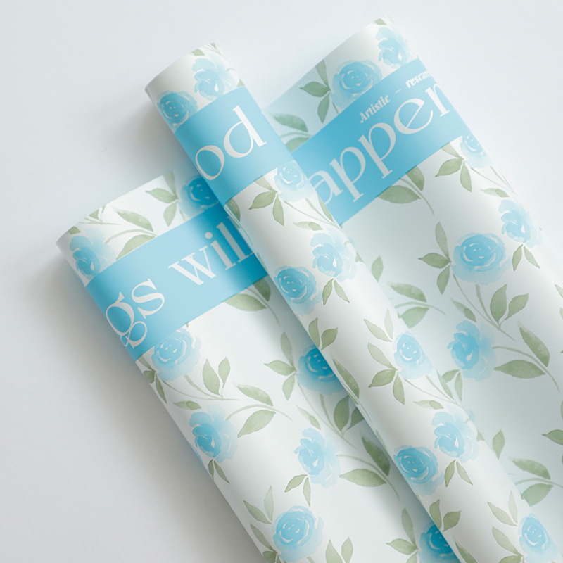 Huaxi Rose Garden flor de embalaje de papel de comercio exterior transfronterizo ramo de flores regalo diy florista flor de paquete de flores image 11