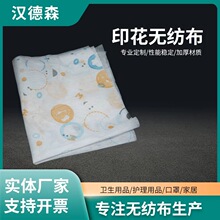 供应pet纺粘无纺布热轧无纺布印花口罩布女性卫生用品吸水层材料