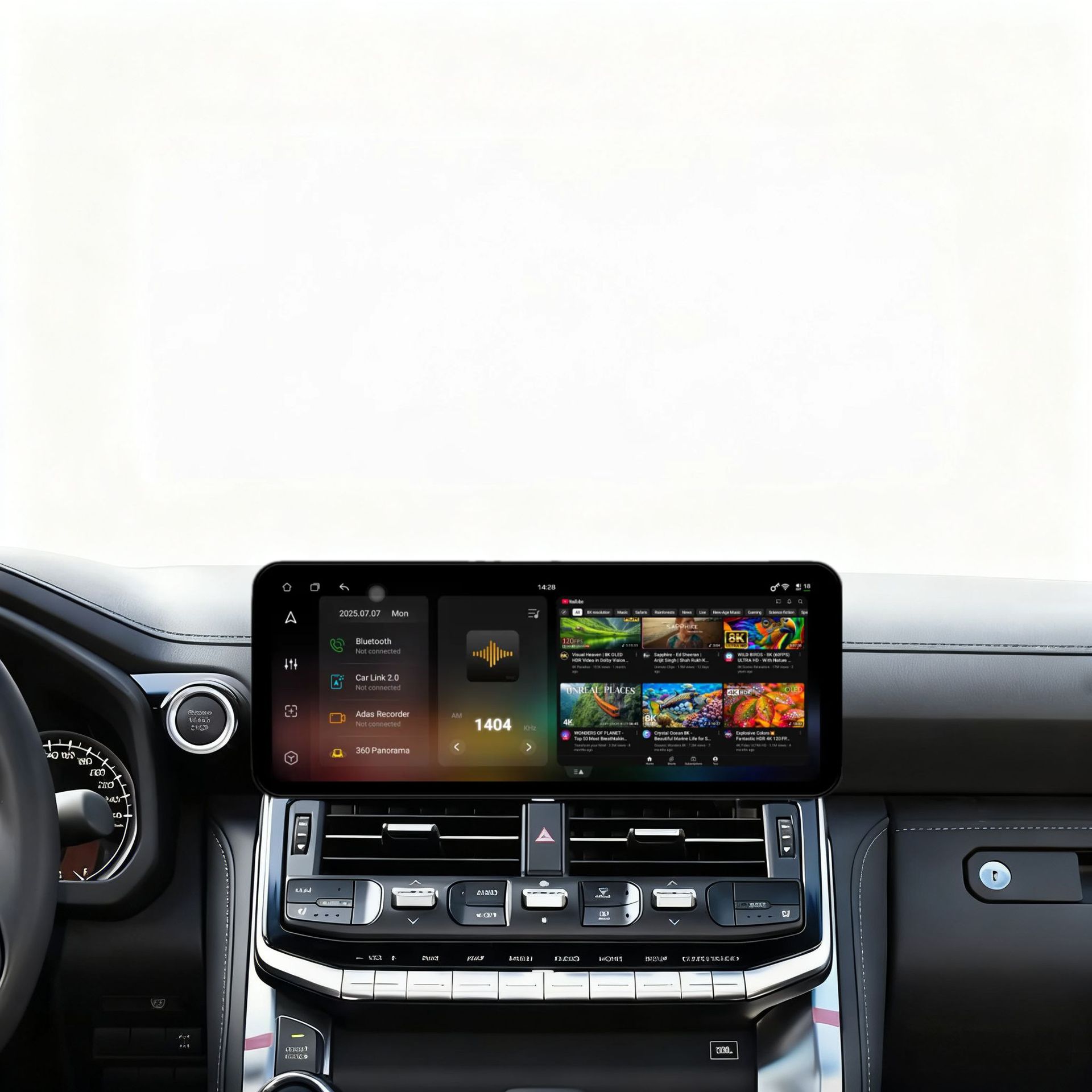 Suitable for Toyota Cruiser Lc300 22-23 12.3inch Android Smart Car Navigation All-In-One Dvd