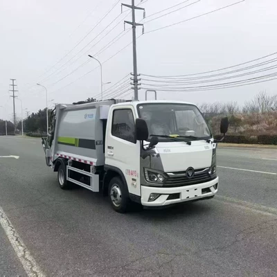 Elektrik zibil maşınları Green License Plate Garbage Compression
