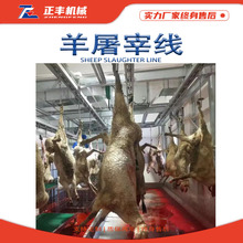 羊屠宰生产线厂家肉羊悬挂宰杀流水线放血扯皮分割成套设备可定制