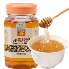 Baoji Natural Honey Locust Honey 500g Natural Crystallized Wild Honeycomb Honey