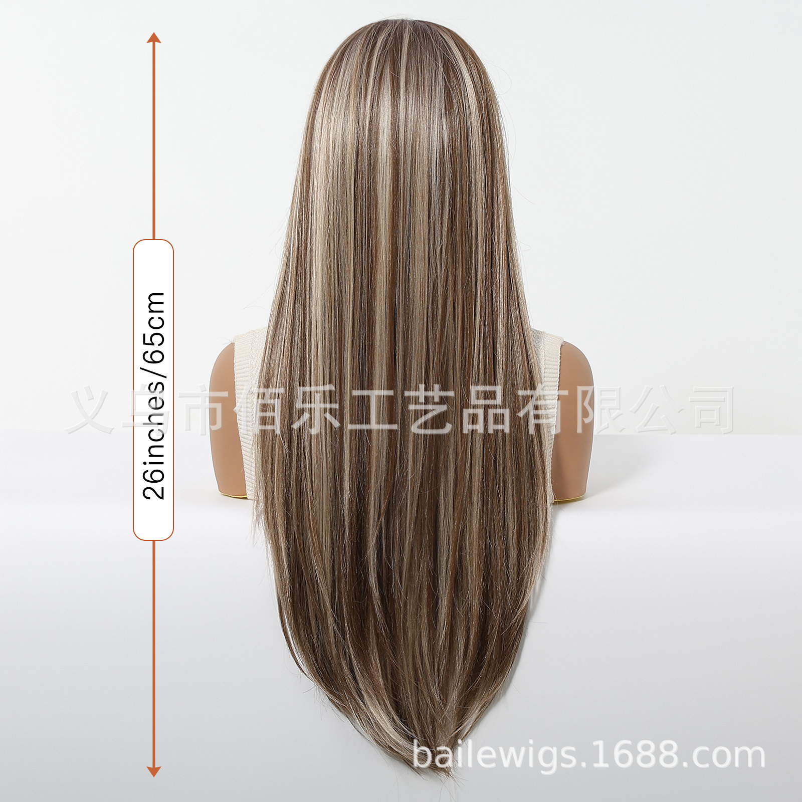Encaje de área grande 13*6 peluca marrón mixto cabello largo y liso venta caliente europea y americana cubierta completa lace wig
