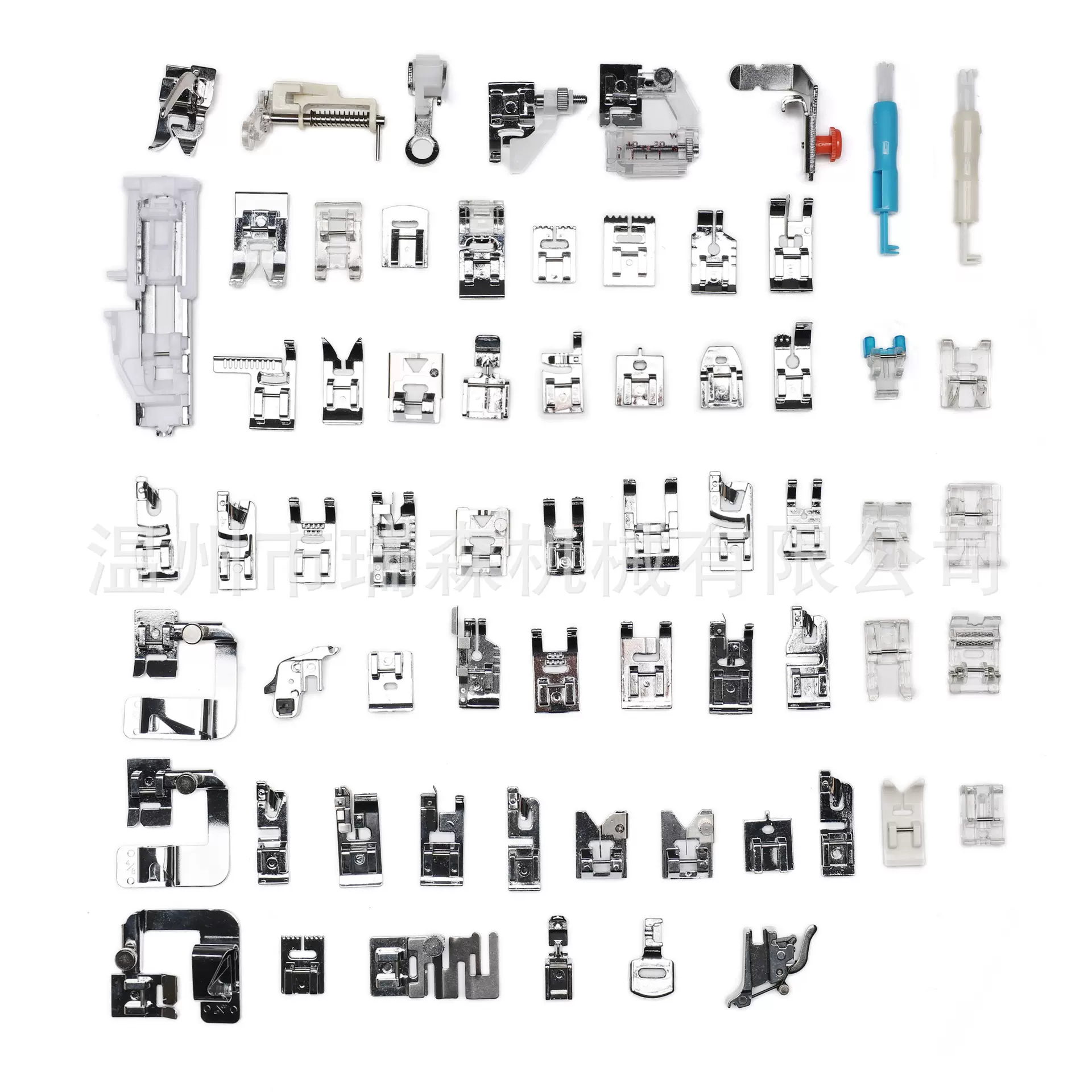 厂家直销电动缝纫机家用缝纫机配件压脚卷边压脚穿线器等合集