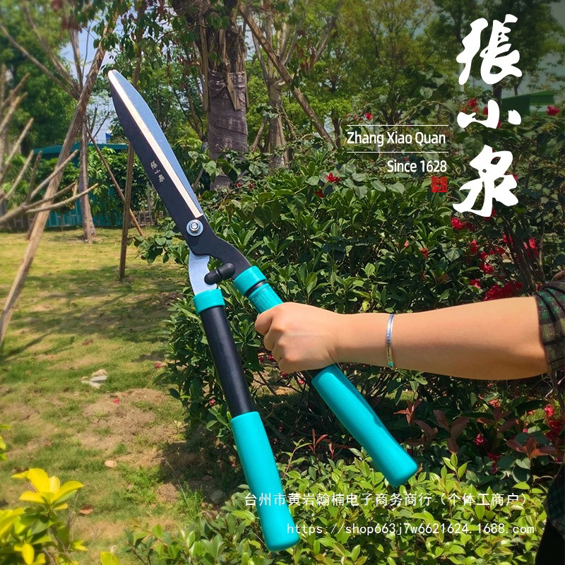张小泉草坪剪篱笆剪园林修枝剪花剪果树剪枝绿篱剪园艺大剪刀