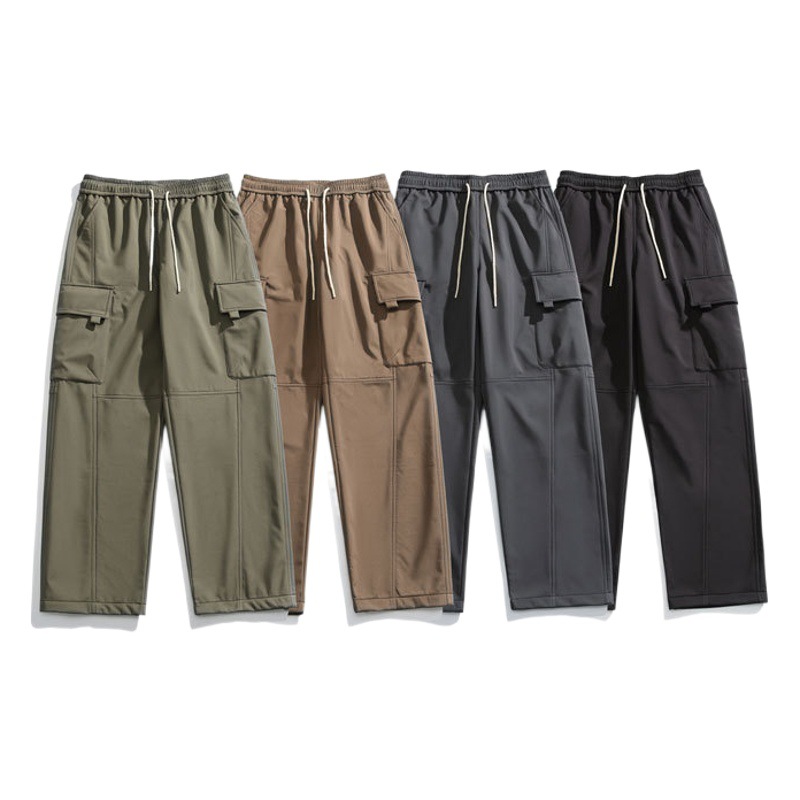 IZEXX marca de moda verano montaña al aire libre tres pantalones de asalto impermeables de secado rápido viajes deportes pantalones de ocio hombres