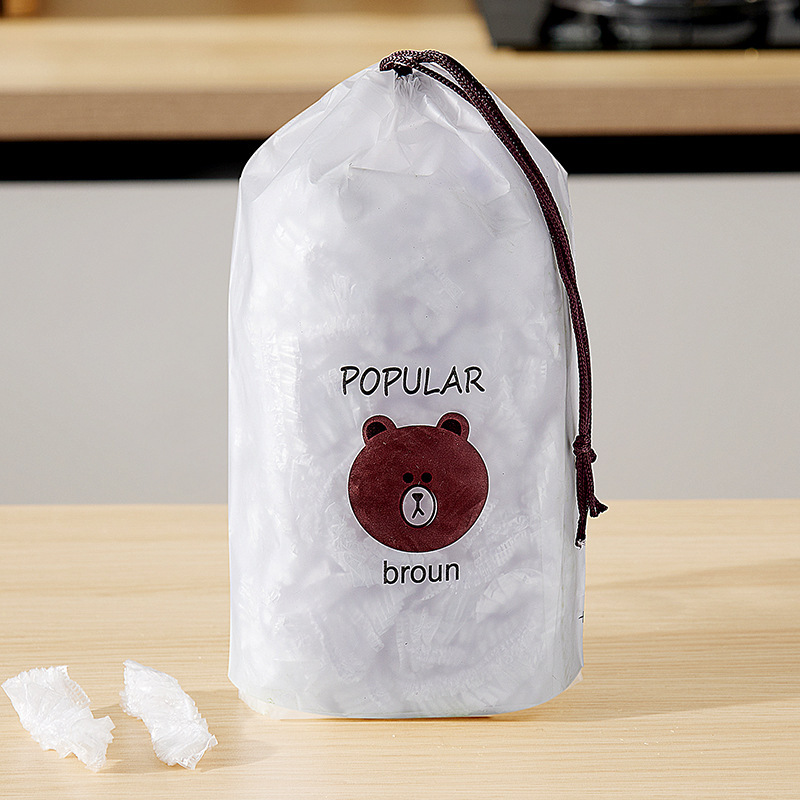 Disposable Cling Film Cover With Elastic Mouth And Odor Barrier Household Bag Cap,Shower Head Cover Bag,Refrigerator Fresh Cover Bag
