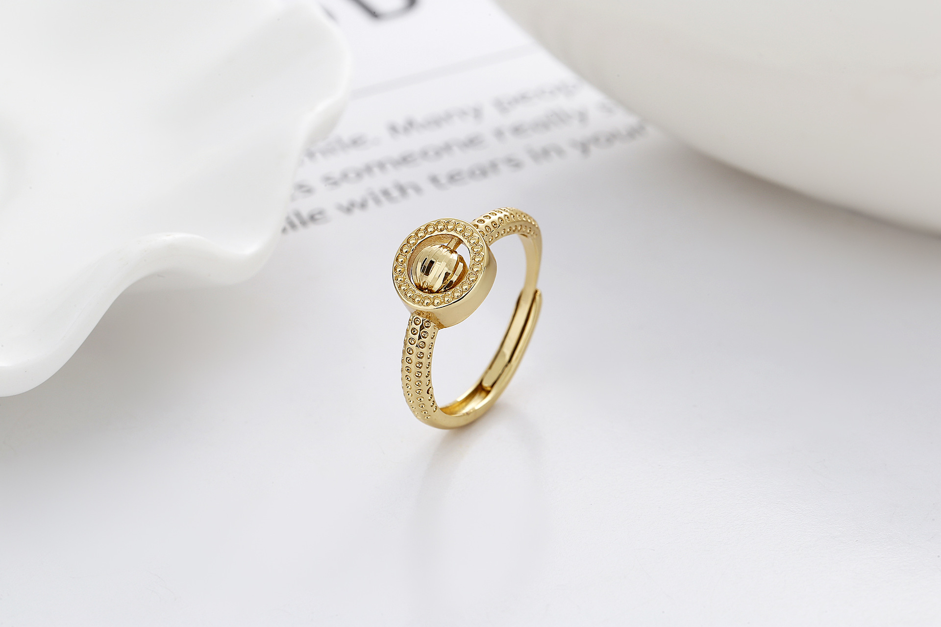 Fashion Oval Copper Rings 1 Piece