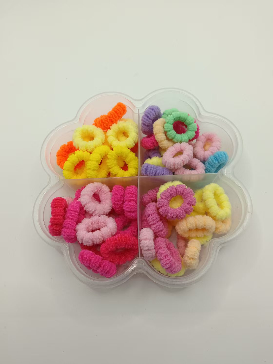 Venta directa de fábrica estilo explosivo anillo de toalla de color dulce princesa atar el cabello banda de goma alta elástico cuerda para el cabello accesorios para el cabello