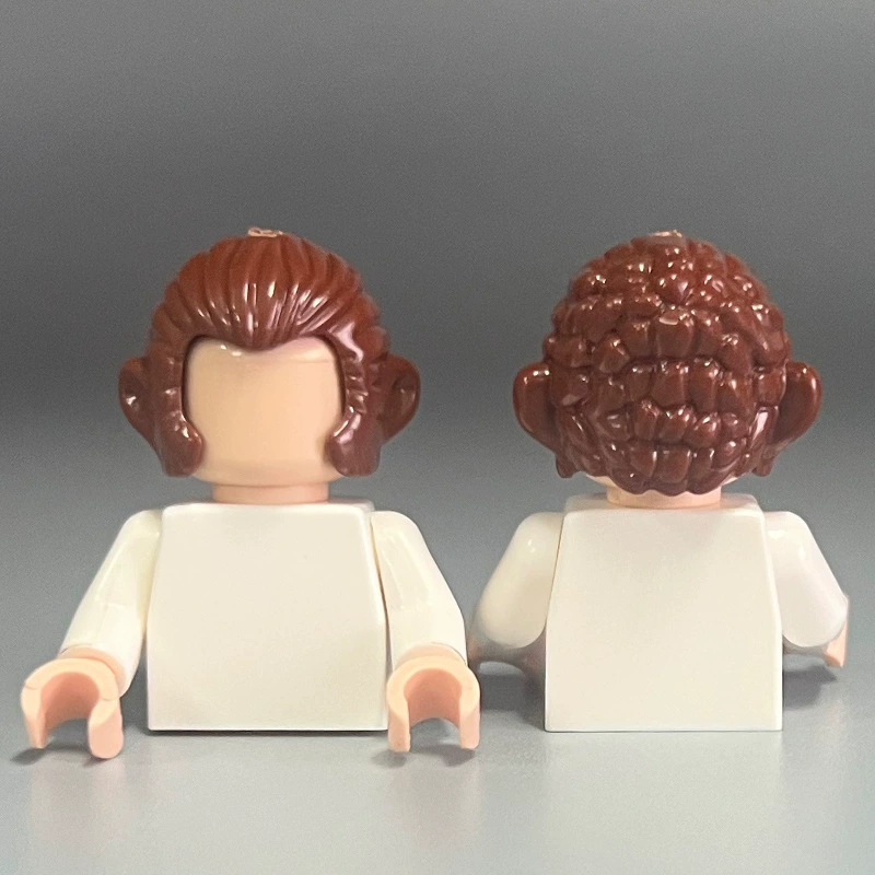 Игрушка Lego аксессуары для мини‑фигурок — набор мелких деталей DIY, разноцветные причёски