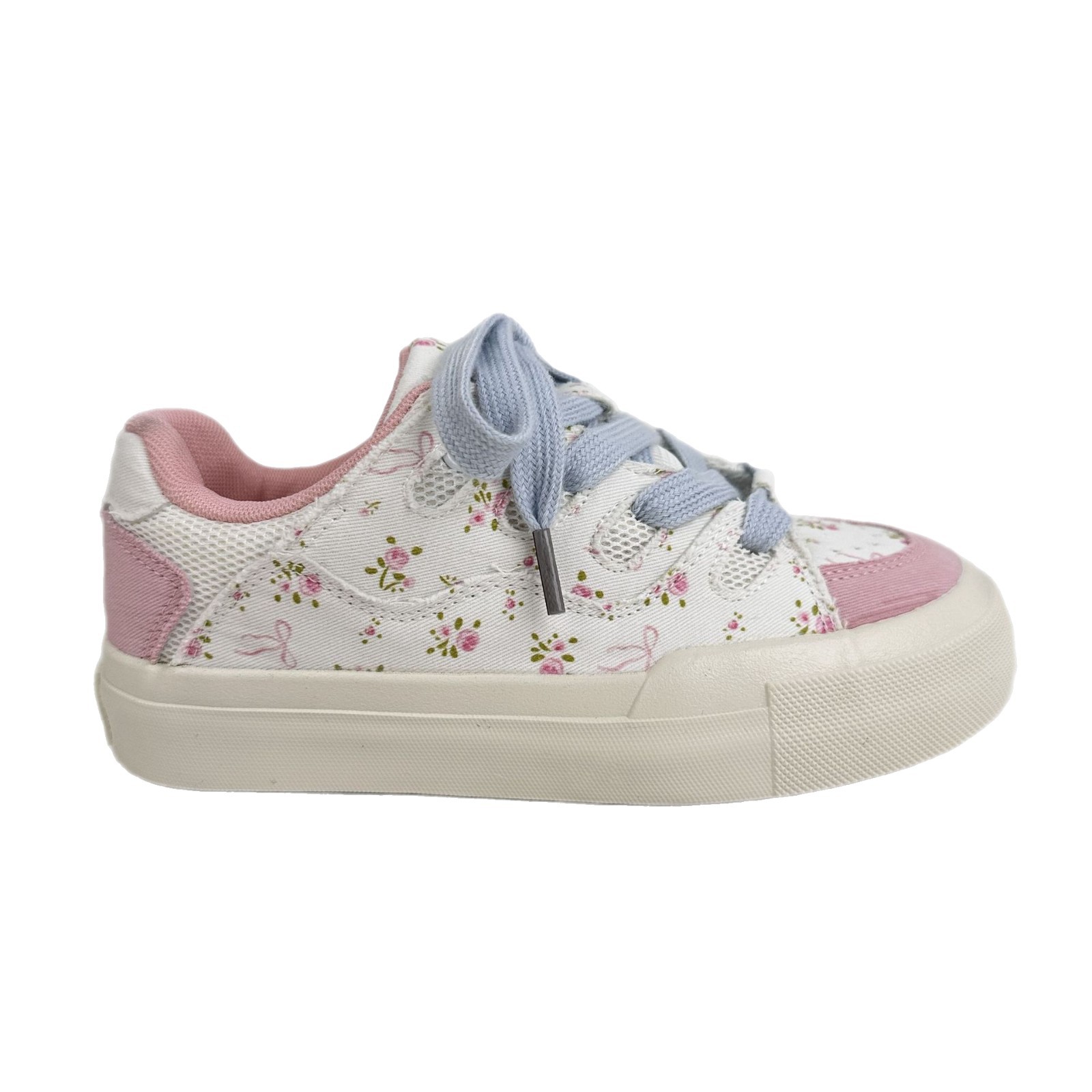 Yuanbo nicho diseño de zapatos de skate de arco para mujeres 2025 nuevos zapatos blancos con suela gruesa zapatos de pan casuales