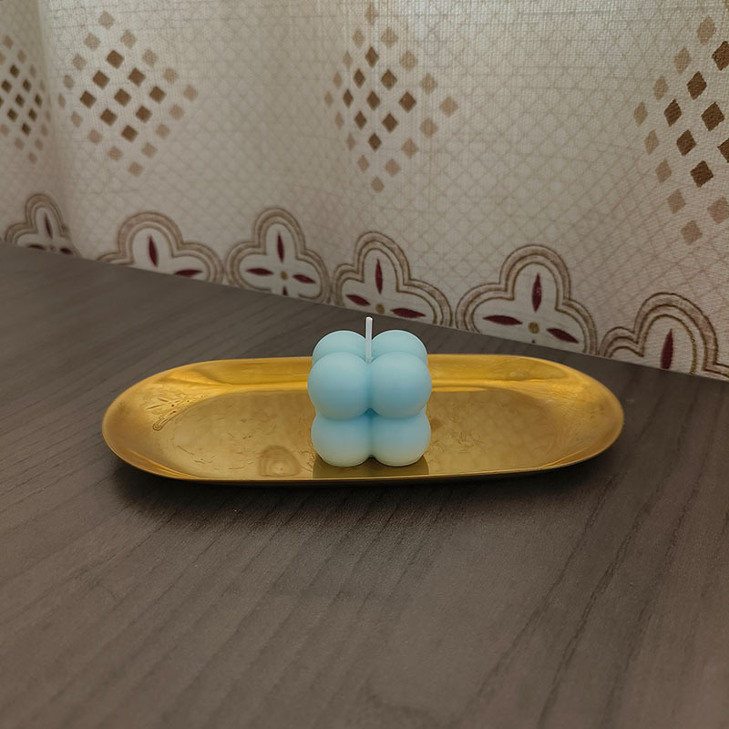 Fábrica en stock mini cubo aromaterapia vela regalo creativo decoración del hogar Accesorios de tiro pequeño cubo vela