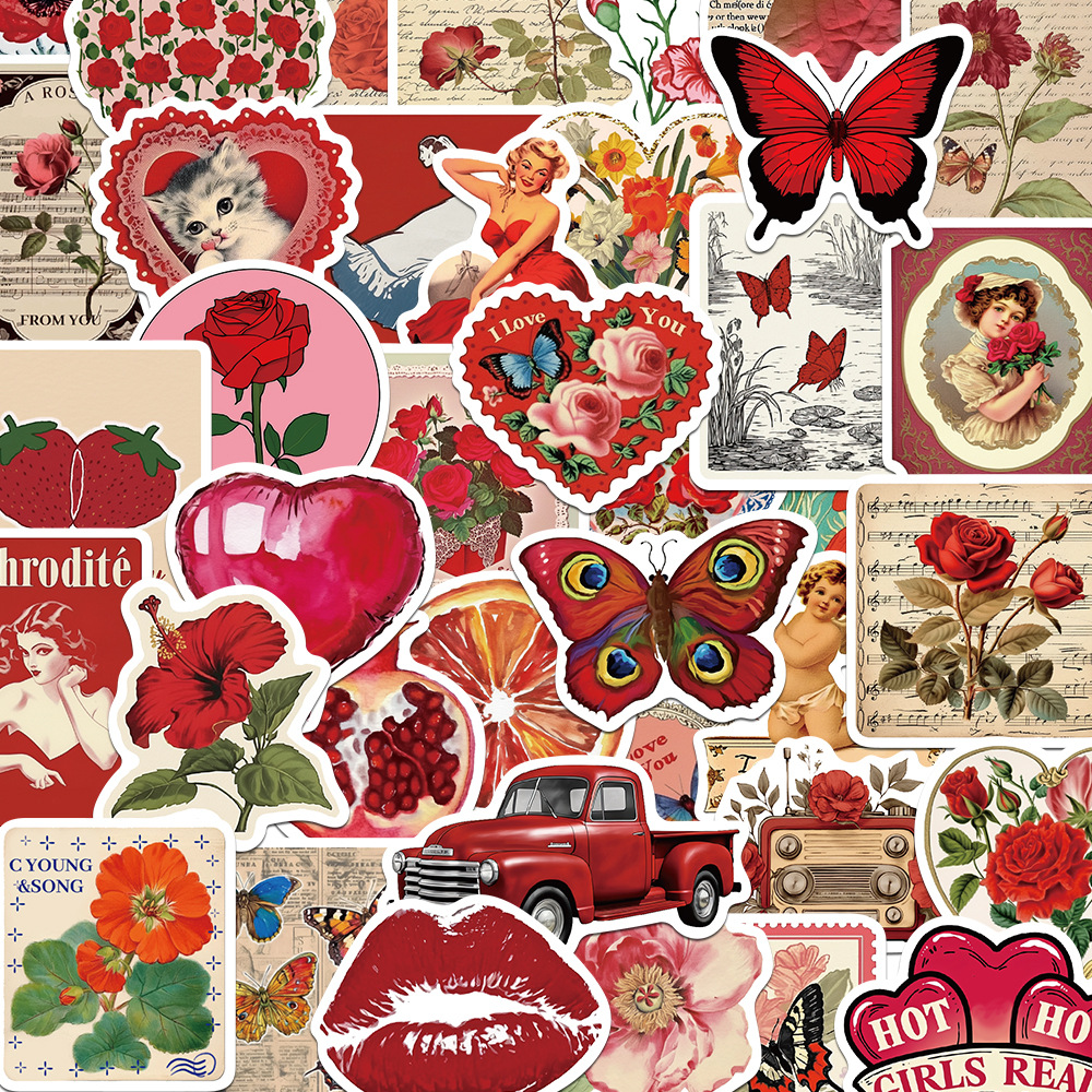 50-373 avanzada simple lindo graffiti pegatinas teléfono móvil casco de dibujos animados ipad diario pegatinas decorativas a prueba de agua