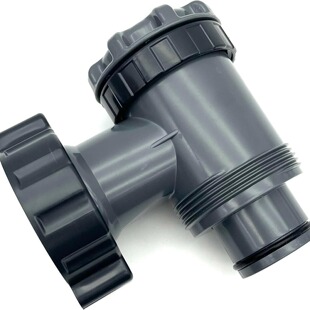 Swimming pool filter pump henmix piston valve 38mm replacement pool plunger valve connecting pool pump switch valve