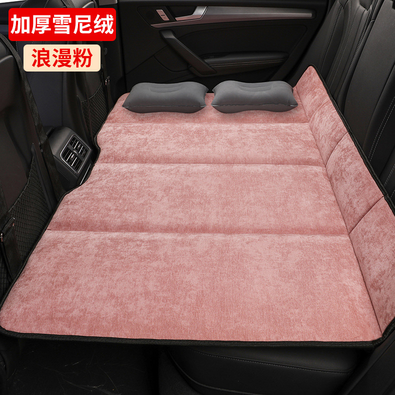 Car Rear Seat Sleeping Pad, Foldable Car Travel Bed, Suv Back Seat Sleeping Tool for Kids in the Car