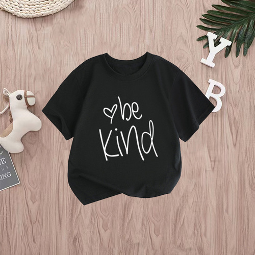 New style English letter short-sleeved boys' summer t-shirt  new children's short-sleeved T-shirt factory wholesale 