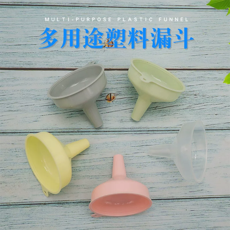 Transparent plastic small flask funnel
