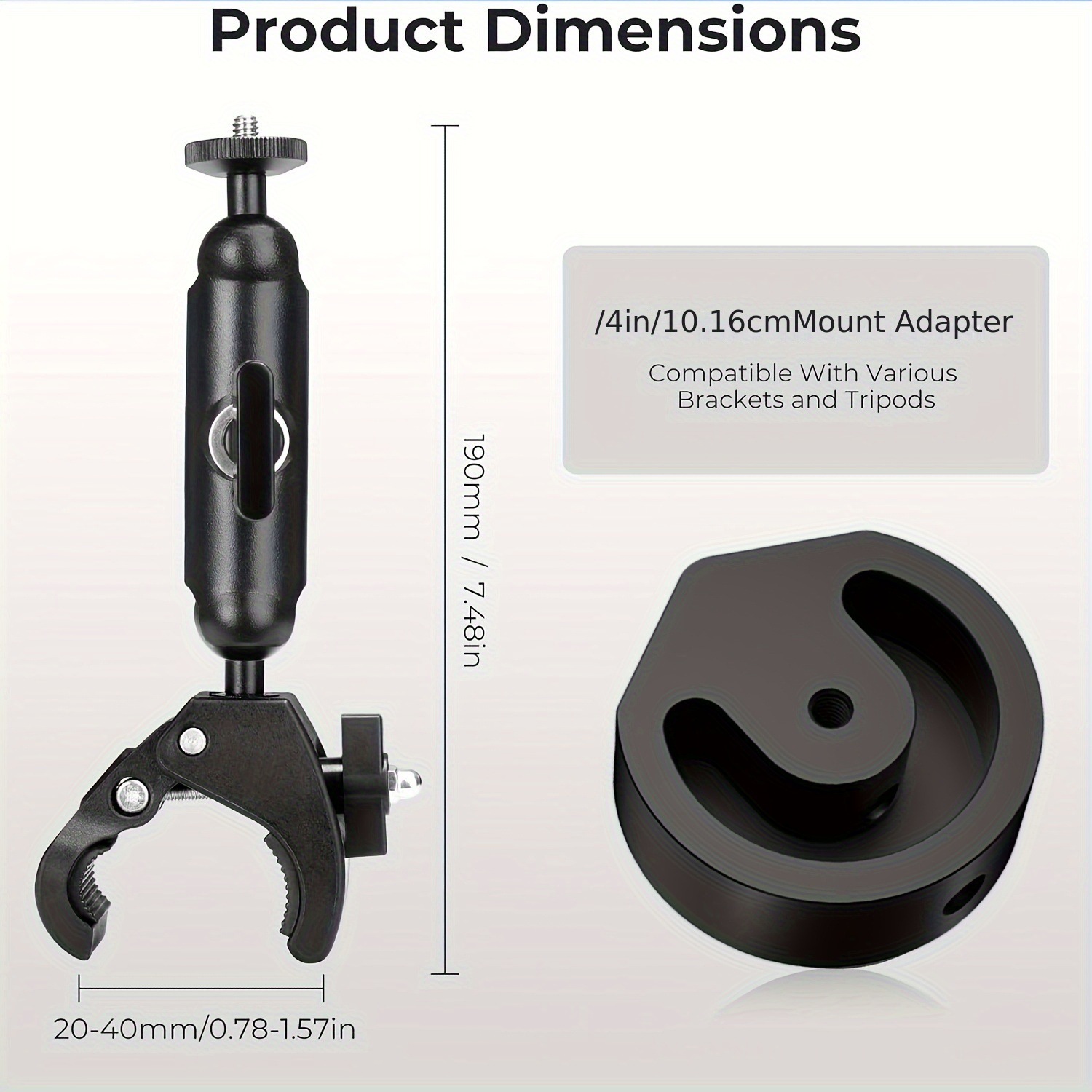 Suitable for MINI RV network fixed bracket 24-26/V5 model signal receiver support fixed bracket