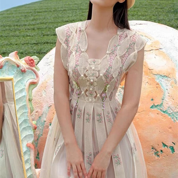 Autumn cute dress sleevless